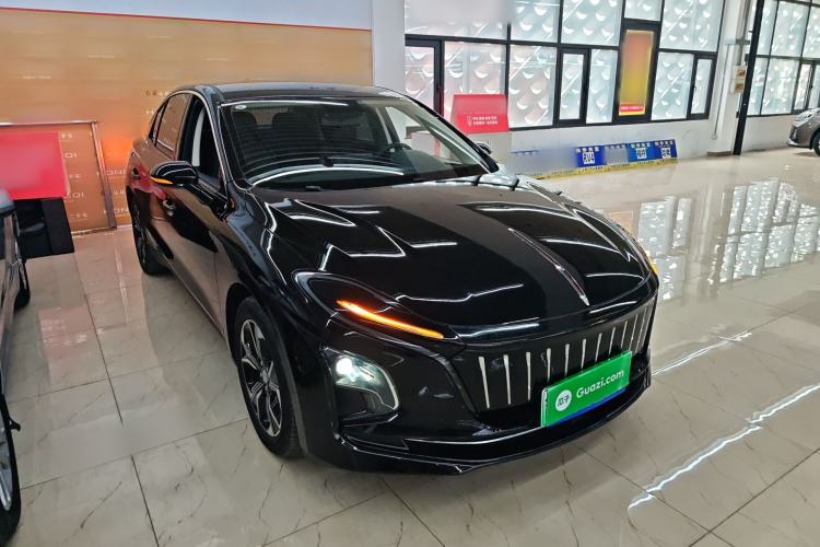 Used Hongqi E-QM5 2023 Revised Version Basic Travel Edition Front Right 45 Deg