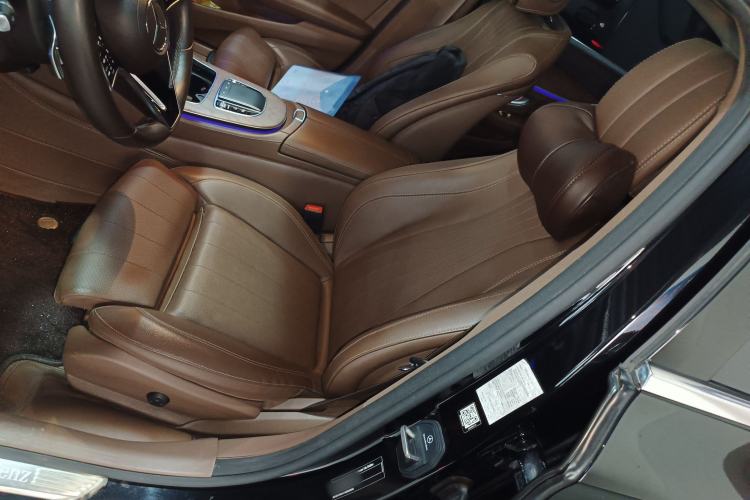 Used Mercedes-Benz E-Class New Energy 2022 Second Facelift E 350 e L Plug-in Hybrid Sports Sedan Left Front Seat