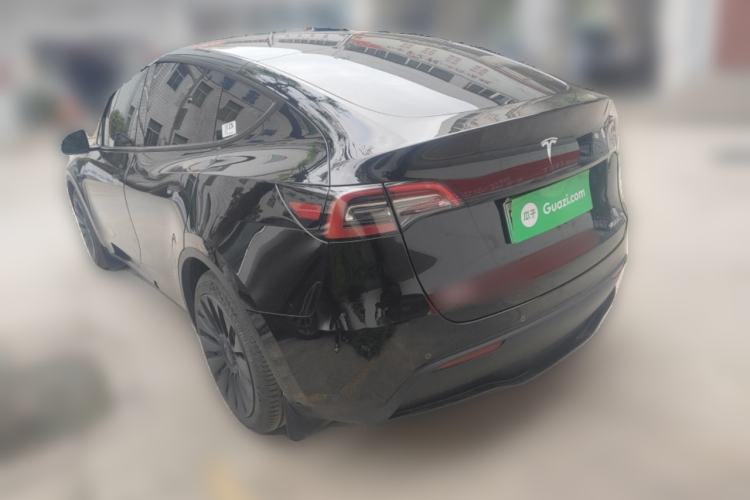 Used Tesla Model Y 2021 Standard Range Rear-Wheel Drive Version Rear Left 45 Deg