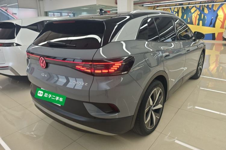 Used Volkswagen ID.4 CROZZ 2021 Long-Range Lite PRO Two-Wheel Drive Version Rear Right 45 Deg