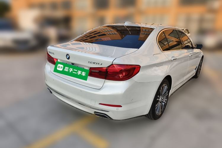 Used BMW 5 Series 2018 530Li Luxury Edition Premium Package Rear Right 45 Deg
