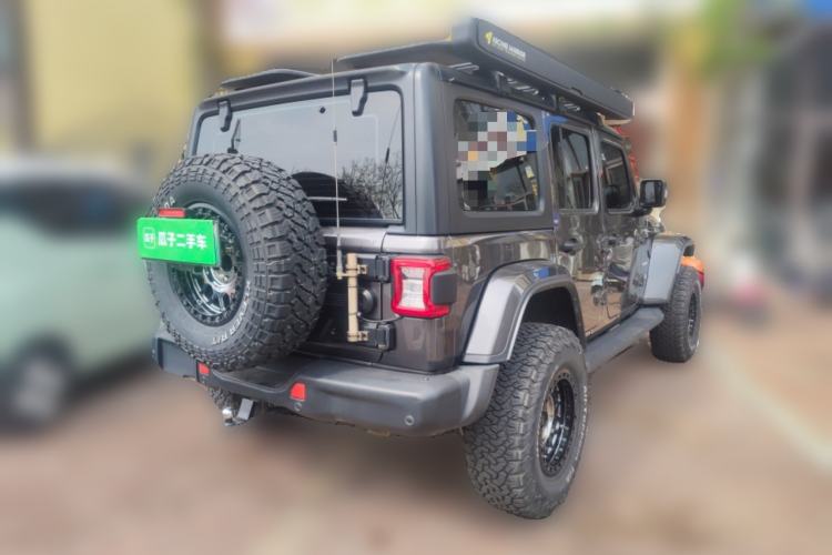 Used Jeep Wrangler New Energy 2021 Four-Door 2.0T 4xe Sahara Rear Right 45 Deg