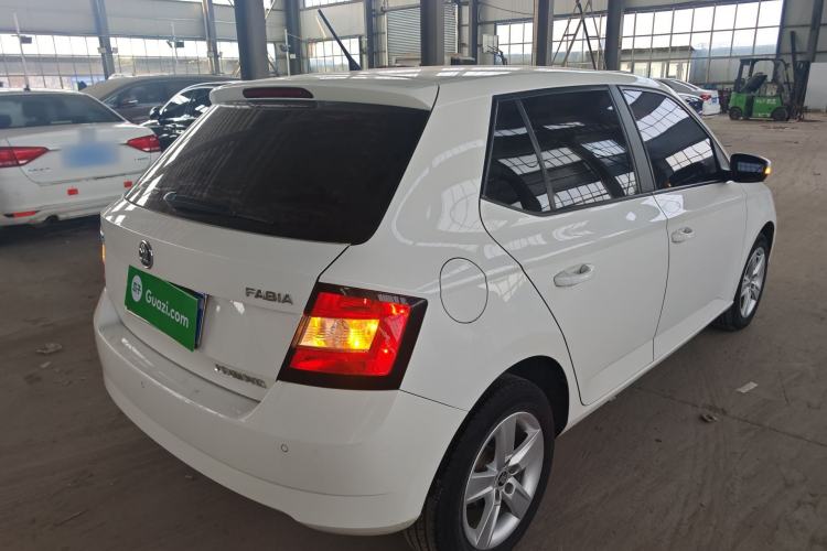 Used Skoda Fabia 2017 1.4L Automatic Car Enjoy Edition Rear Right 45 Deg