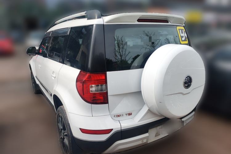 Used Skoda Yeti 2014 1.8TSI DSG All-Wheel Drive Edition Rear Left 45 Deg