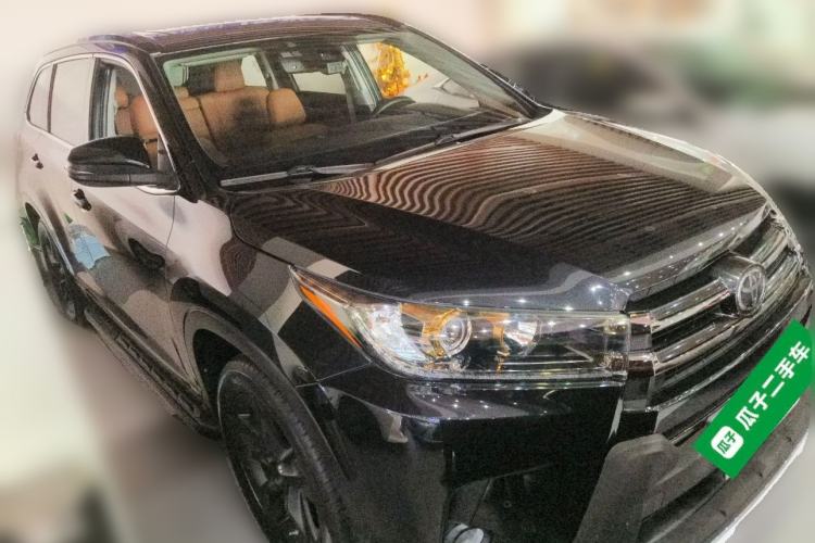 Used Toyota Highlander 2018 2.0T Four-Wheel Drive Knight Edition 7 Seats China VI Standard Front Right 45 Deg
