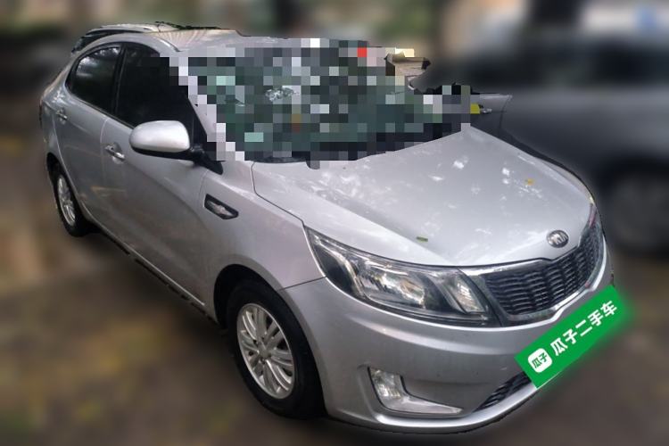 Used Kia K2 2012 Sedan 1.4L MT GLS Commemorative Edition Front Right 45 Deg