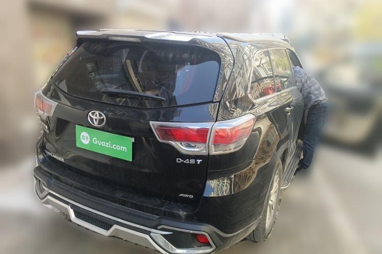 Used Toyota Highlander 2015 2.0T Four-Wheel Drive Elite Edition 7-Seater Rear Right 45 Deg