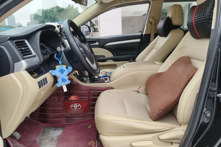 Used Toyota Highlander 2018 2.0T Four-Wheel Drive Elite Edition 7 Seats China VI Standard Left Front Seat