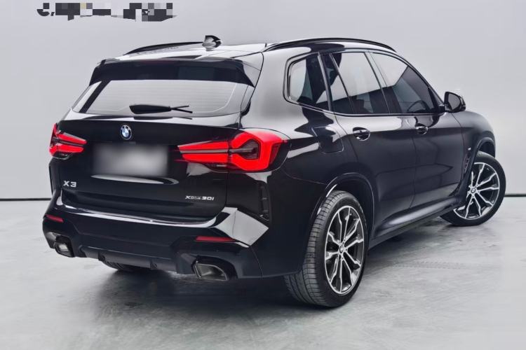 Used BMW X3 2022 xDrive30i Luxury Model M Night Sky Package Rear Right 45 Deg