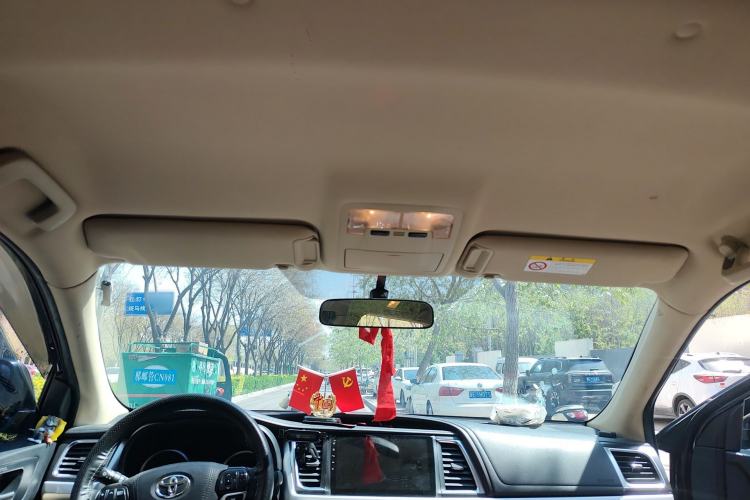 Used Toyota Highlander 2018 2.0T Four-Wheel Drive Elite Edition 7 Seats China VI Standard Headliner