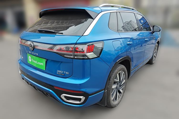 Used Volkswagen Tayron 2023 Revised Version 380TSI All-Wheel Drive R-Line High-Energy Edition Rear Right 45 Deg