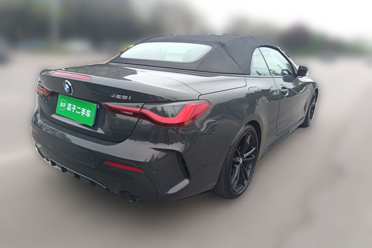 Used BMW 4 Series 2022 Revised 425i Convertible M Sport Night Edition Package Rear Right 45 Deg