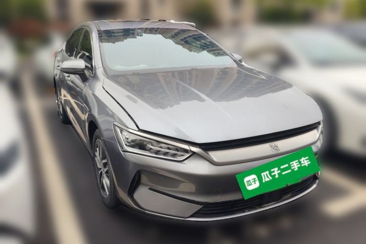 Used BYD Qin PLUS 2021 EV 500KM Luxury Model Front Right 45 Deg