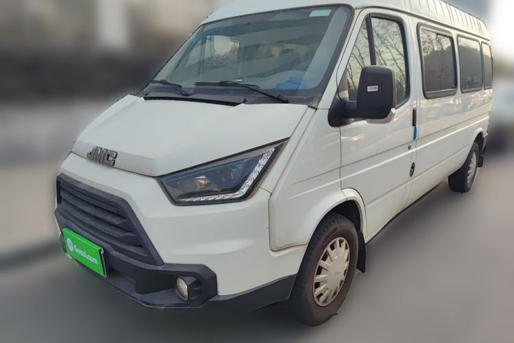 Used JMC Transit 2019 2.8T Commercial Version Long Wheelbase Mid-Roof 6-Seater Rear Single Tire China VI Emission Standard – JX493
