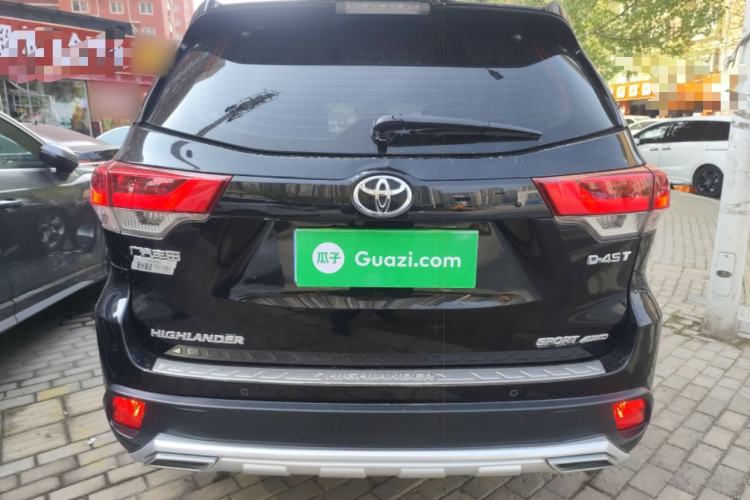 Used Toyota Highlander 2018 2.0T Four-Wheel Drive Prestige Version 7 Seats China VI Standard Rear