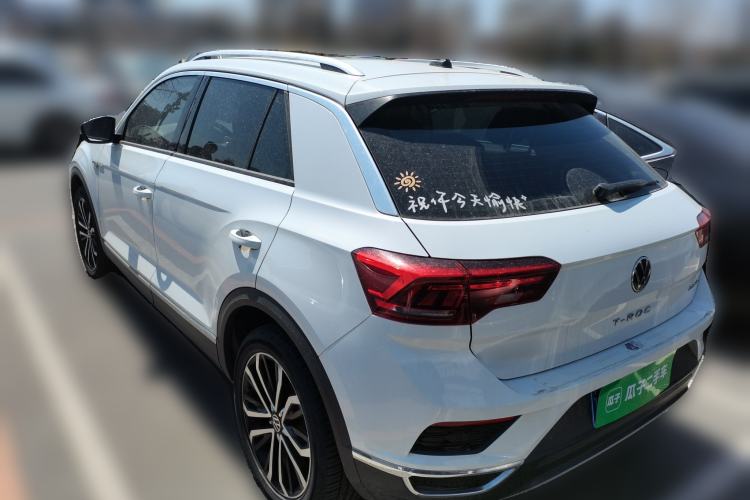 Used Volkswagen T-ROC 2021 280TSI DSG Two-Wheel Drive Comfort Connect Edition Rear Left 45 Deg