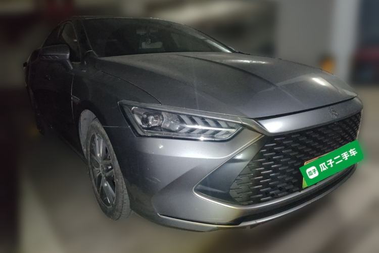 Used BYD Qin PLUS 2021 DM-i 55KM Flagship Model Front Right 45 Deg