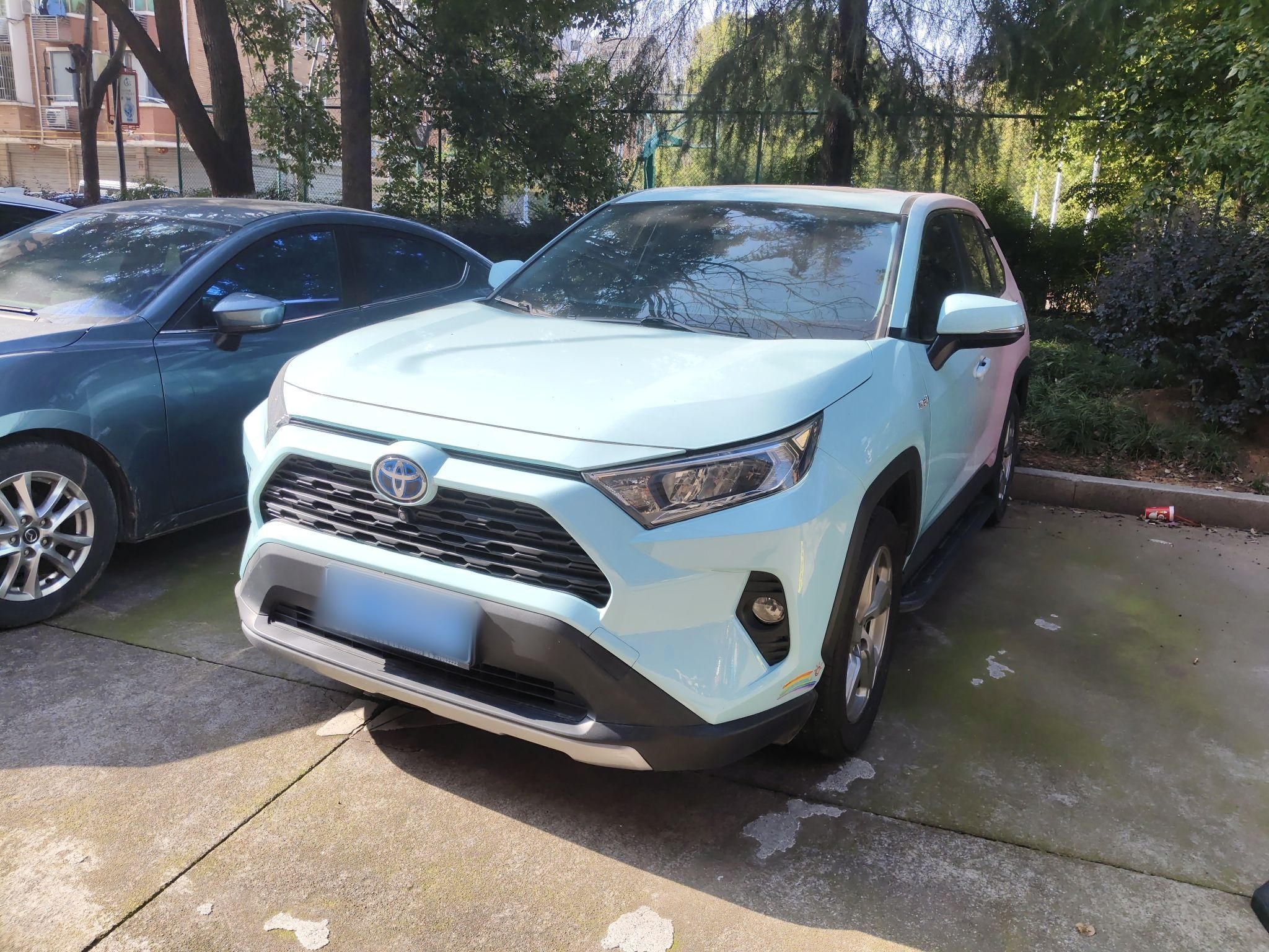 Parte inferior delantera