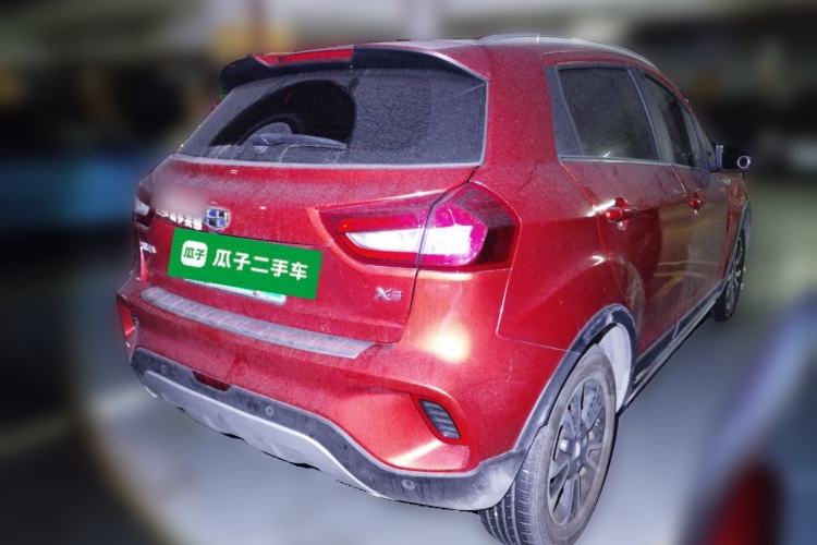 Used Geely Auto Vision X3 2017 1.5L Automatic Luxury Model Rear Right 45 Deg
