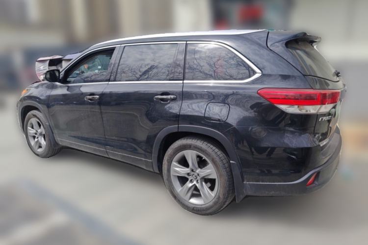 Used Toyota Highlander 2021 2.0T Four-Wheel Drive Prestige Version 7 Seats Rear Left 45 Deg