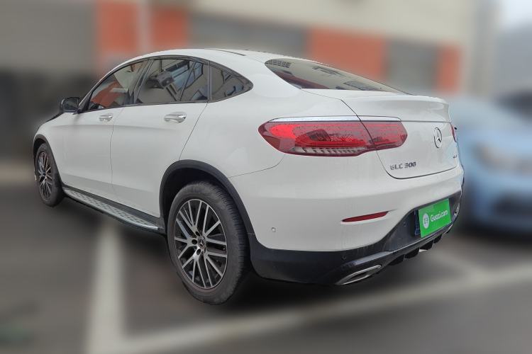 Used Mercedes-Benz GLC Coupe 2020 GLC 300 4MATIC Coupe SUV Rear Left 45 Deg