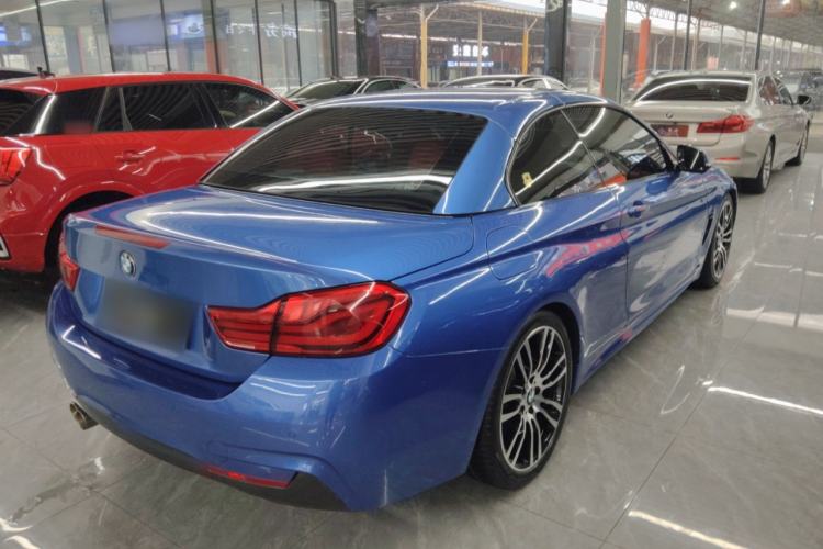Used BMW 4 Series 2017 425i Convertible M Sport Package Rear Right 45 Deg