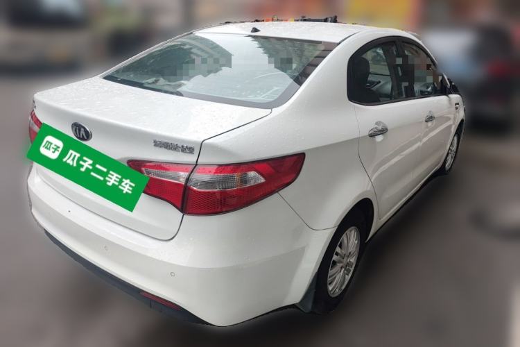 Used Kia K2 2012 Sedan 1.4L Automatic GLS Commemorative Edition Rear Right 45 Deg