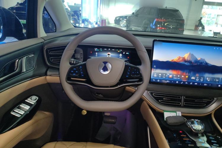 Used Denza D9 2022 DM-i 970 Four-Wheel Drive Prestige Model Steering Wheel