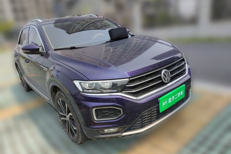 Used Volkswagen T-ROC 2020 280TSI DSG Two-Wheel Drive Comfort Version Front Right 45 Deg