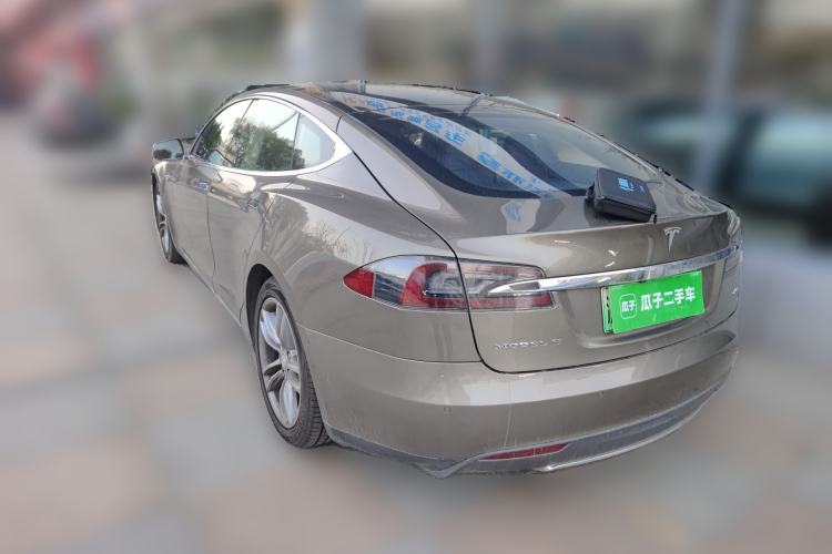 Used Tesla Model S 2015 S 70D Rear Left 45 Deg