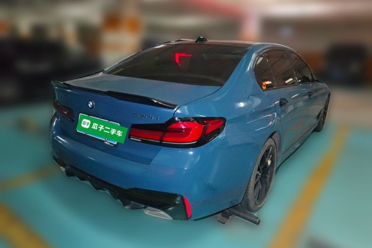 Used BMW 5 Series 2022 Second Facelift 530Li Luxury Version M Sport Package Rear Right 45 Deg