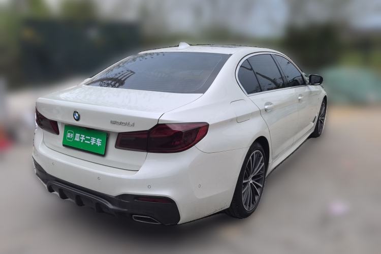 Used BMW 5 Series 2020 530Li Luxury Edition M Sport Package Rear Right 45 Deg