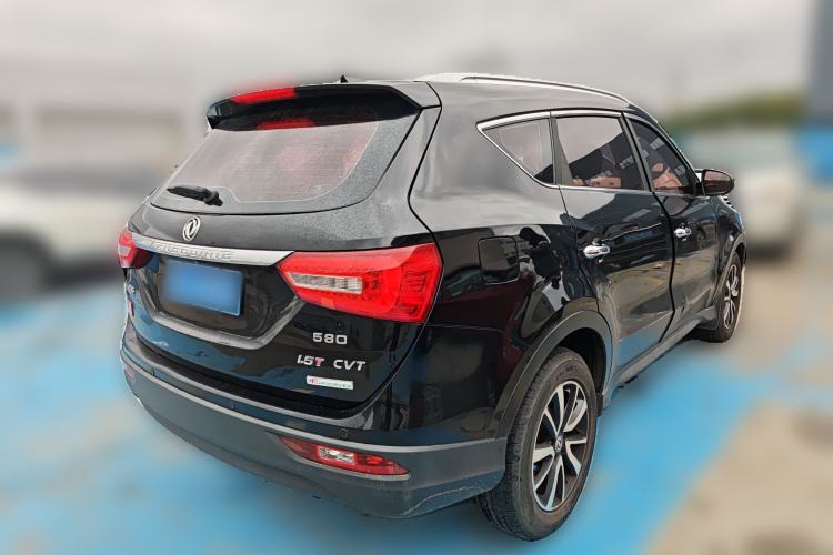 Used Dongfeng Fengon 580 2017 Revised Version 1.5T CVT Luxury Edition Rear Right 45 Deg