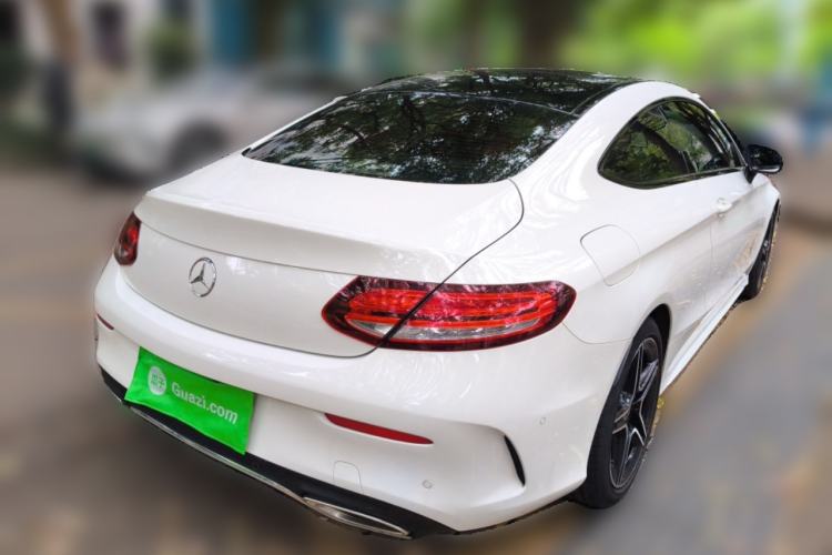 Used Mercedes-Benz C-Class 2019 C 260 Coupe Rear Right 45 Deg