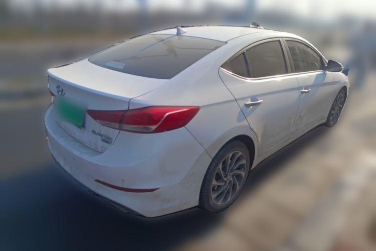 Used Hyundai Elantra (6th Generation / Lingdong) 2019 1.4T Dual-Clutch Xuan Dong · Dynamic Model Rear Right 45 Deg