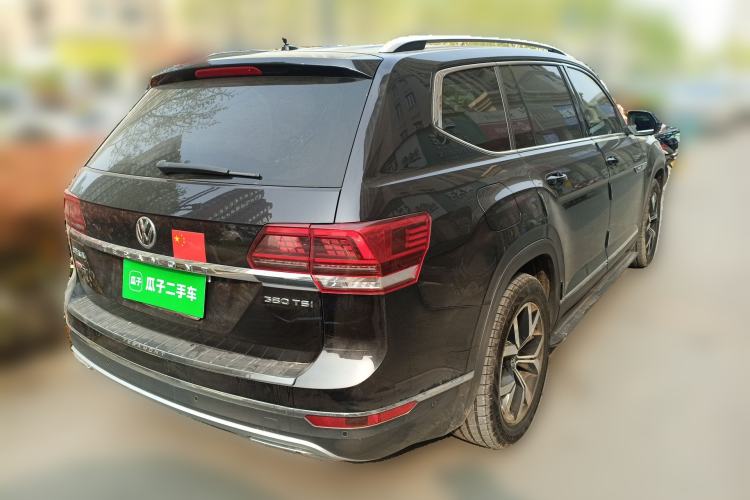 Used Volkswagen Teramont 2020 380TSI Four-Wheel Drive Luxury Version China VI Standard Rear Right 45 Deg