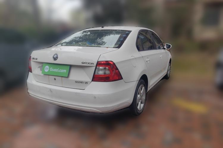 Used Skoda Rapid 2013 1.6L Manual Smart Selection Model Rear Right 45 Deg