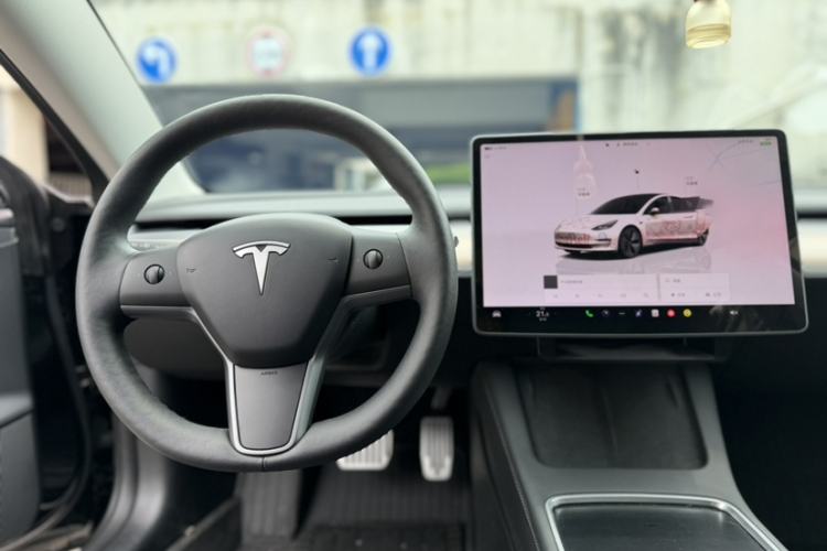 Used Tesla Model 3 2022 Rear-Wheel-Drive Version Steering Wheel