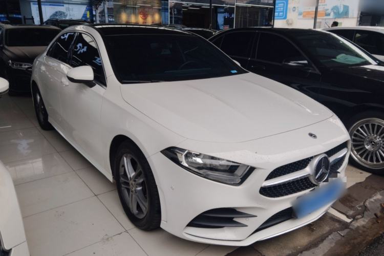 Used Mercedes-Benz A-Class 2021 A 180 L Sport Sedan Front Right 45 Deg