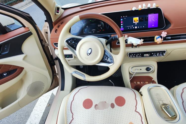 Used ORA Good Cat 2023 401 km Standard Range Prestige Version Lithium Iron Phosphate Steering Wheel