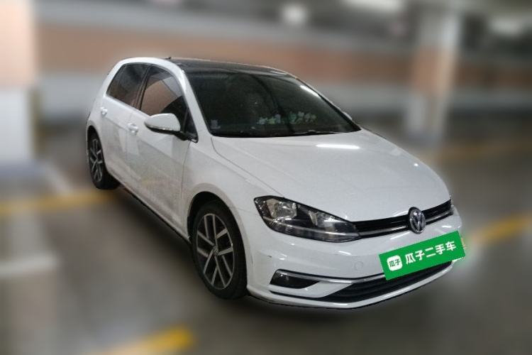 Used Volkswagen Golf 2019 280TSI DSG Luxury Version China VI Standard Front Right 45 Deg