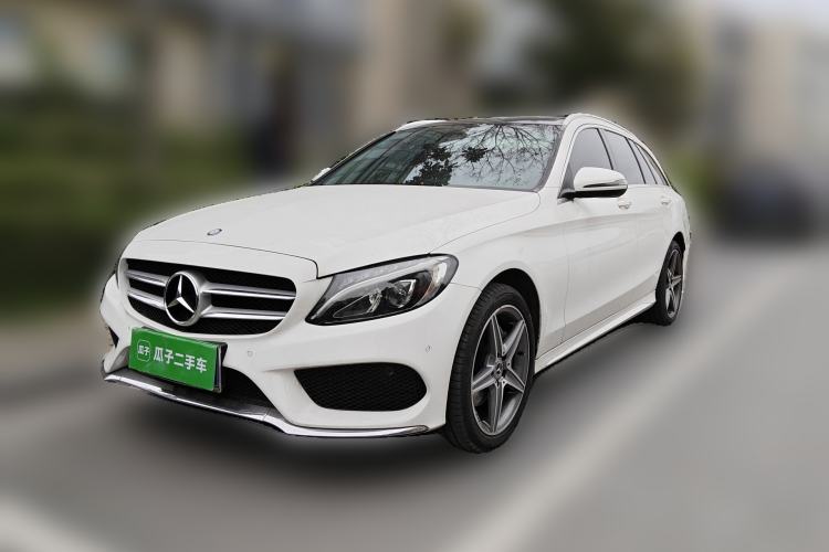 Used Mercedes-Benz C-Class 2017 C 200 station wagon Front Left 45 Deg