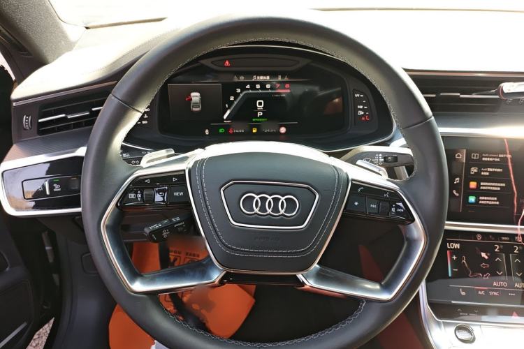 Used Audi A7L 2025 45 TFSI quattro Black Warrior Edition Steering Wheel