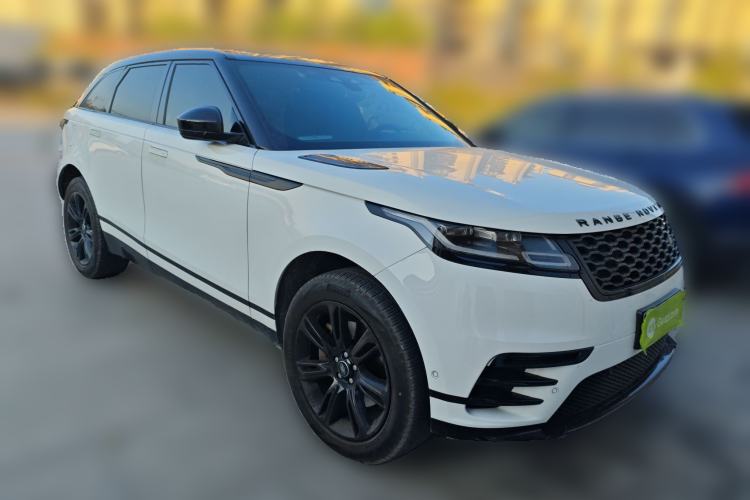 Used Land Rover Range Velar 2023 250 PS Ebony Black Limited Edition Front Right 45 Deg