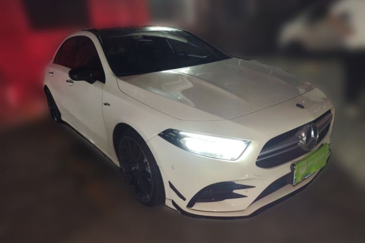 Used Mercedes-Benz A AMG 2023 AMG A 35 L 4MATIC Front Right 45 Deg