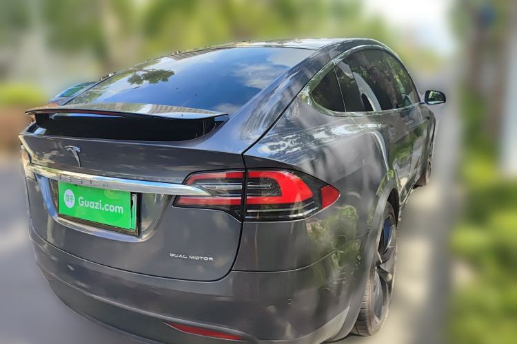 Used Tesla Model X 2020 Long-Range Upgrade Version Rear Right 45 Deg