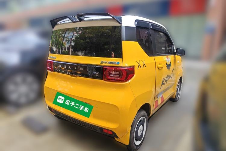 Used Wuling Hongguang MINIEV 2021 Macaron Fashion Model Lithium Iron Phosphate Rear Right 45 Deg