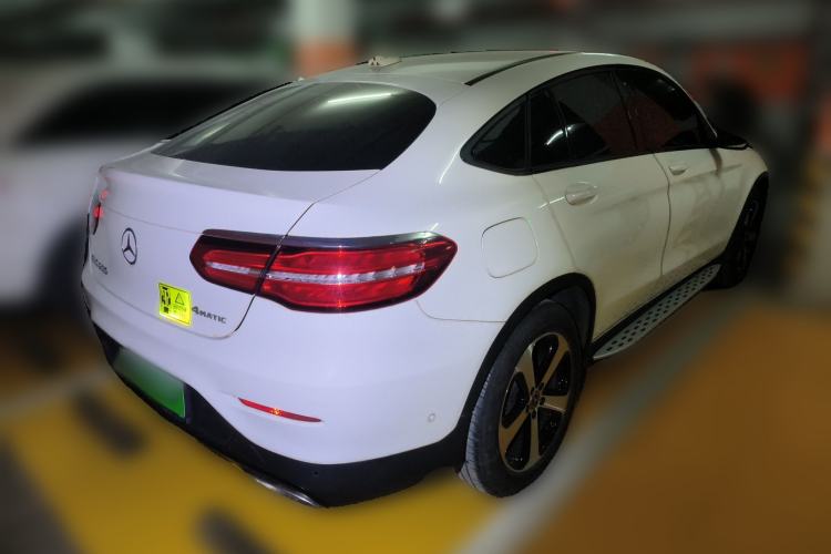 Used Mercedes-Benz GLC Coupe 2019 Facelift GLC 200 4MATIC Coupe SUV Rear Right 45 Deg