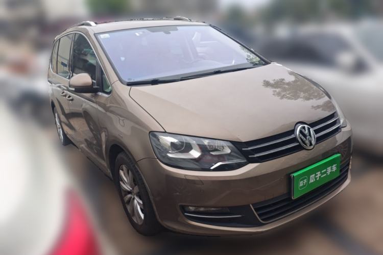 Used Volkswagen Sharan 2014 2.0 TSI Comfort Model Front Right 45 Deg