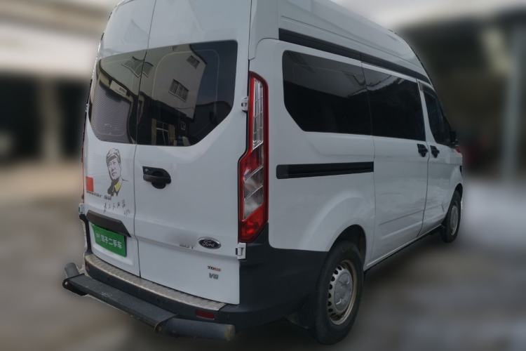 Used Ford Transit 2019 2.0T Diesel Multi-Purpose Commercial Vehicle Short Wheelbase Mid-Roof Design 6-Seater China VI Standard Rear Right 45 Deg